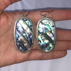 Kendra Scott Danielle Gold Earrings Abalone Shell